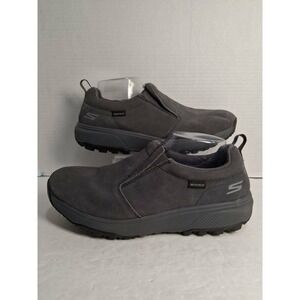Skechers Waterproof Slip On Shoes Women's 10 Dark Gray Comfort Slip On Sneakers